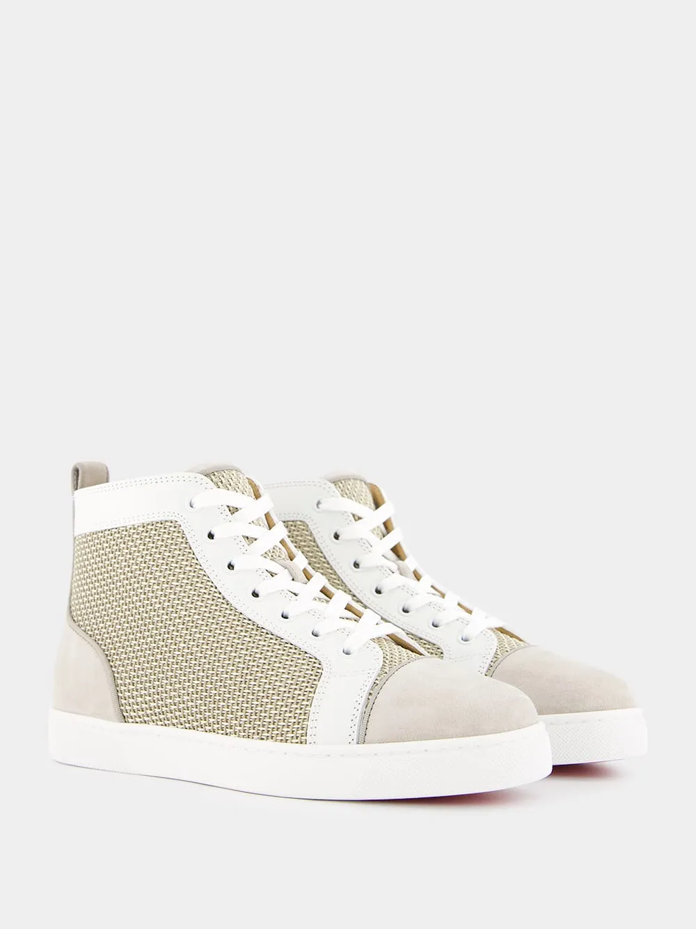 Louis high-top veau velours sneakers