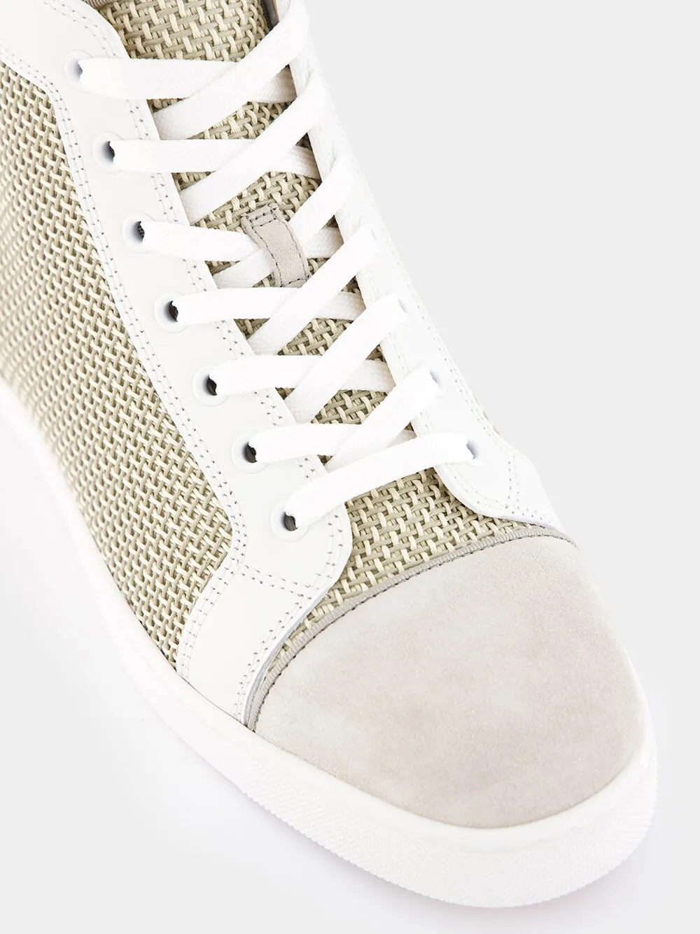 Louis high-top veau velours sneakers