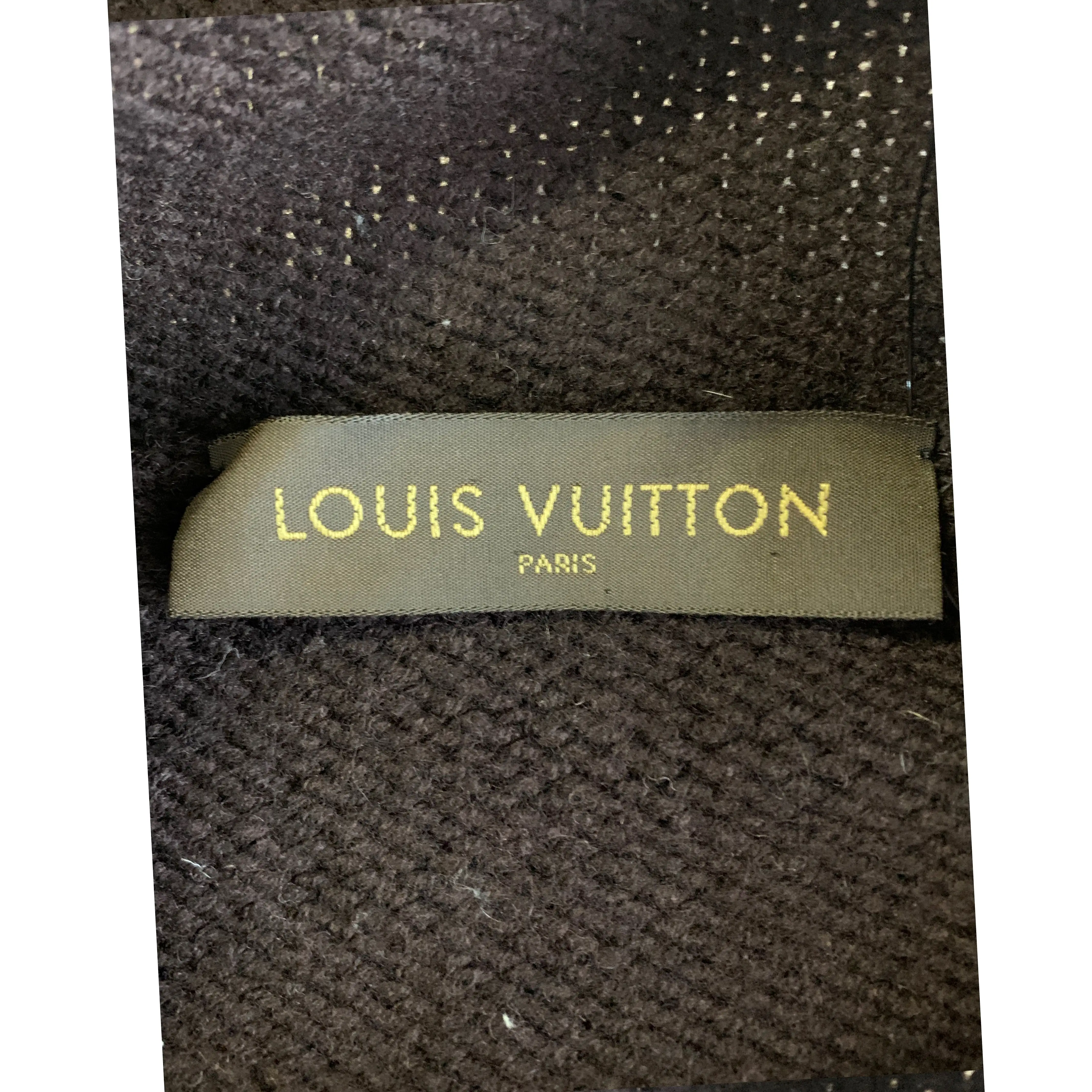 #LOUIS VUITTON/Heavy Sweater/L/BRW/Wool/Plain