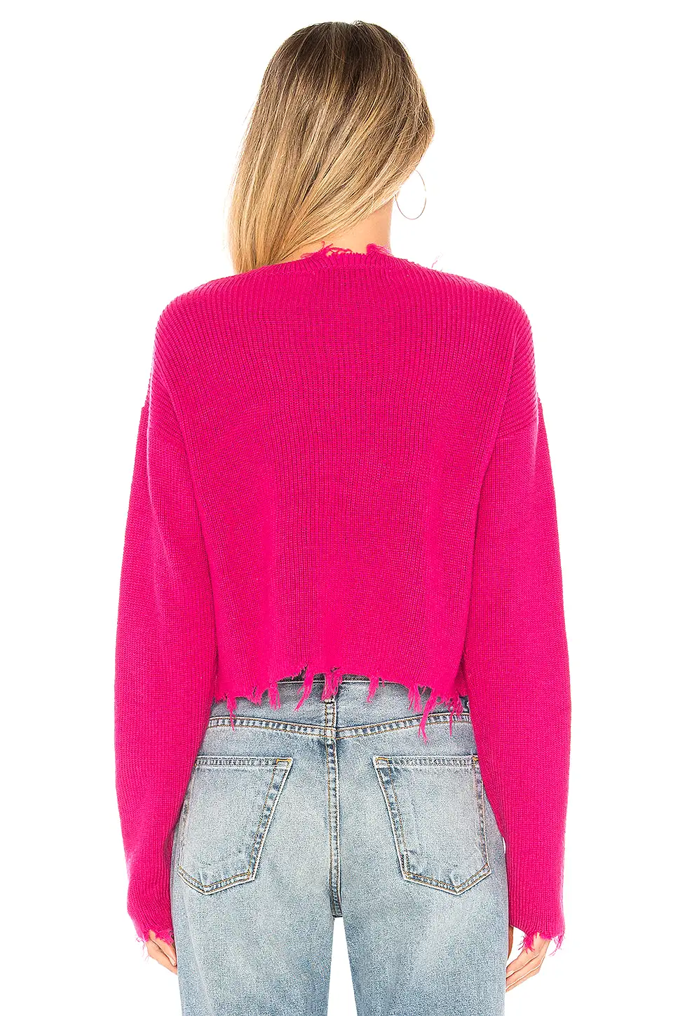 Lovers + Friends Prospect Sweater Fuchsia