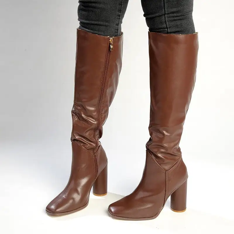 Madison Gilly Long Boots - Chocolate