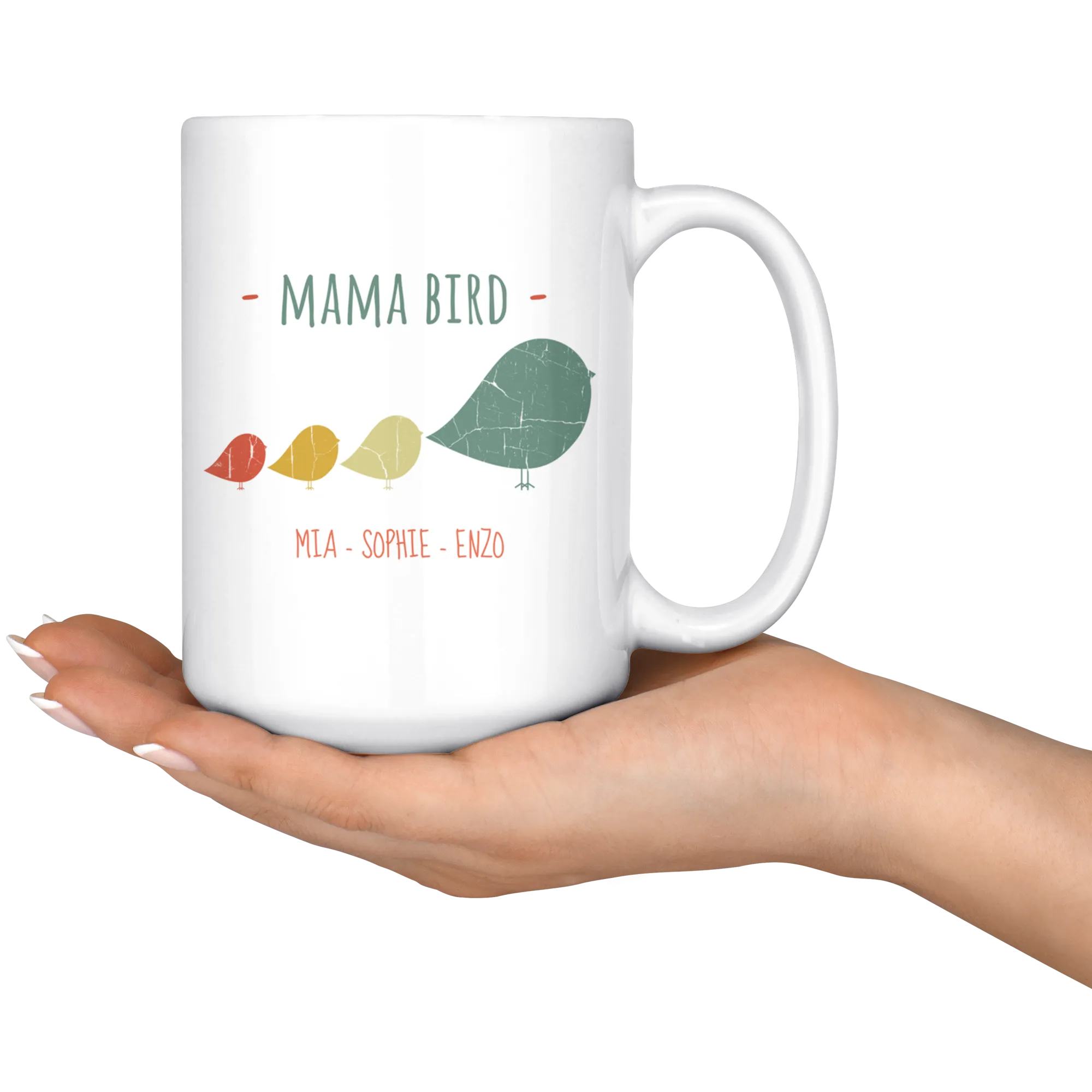 Mama Bird 15oz Mug Mia Sophie Enzo