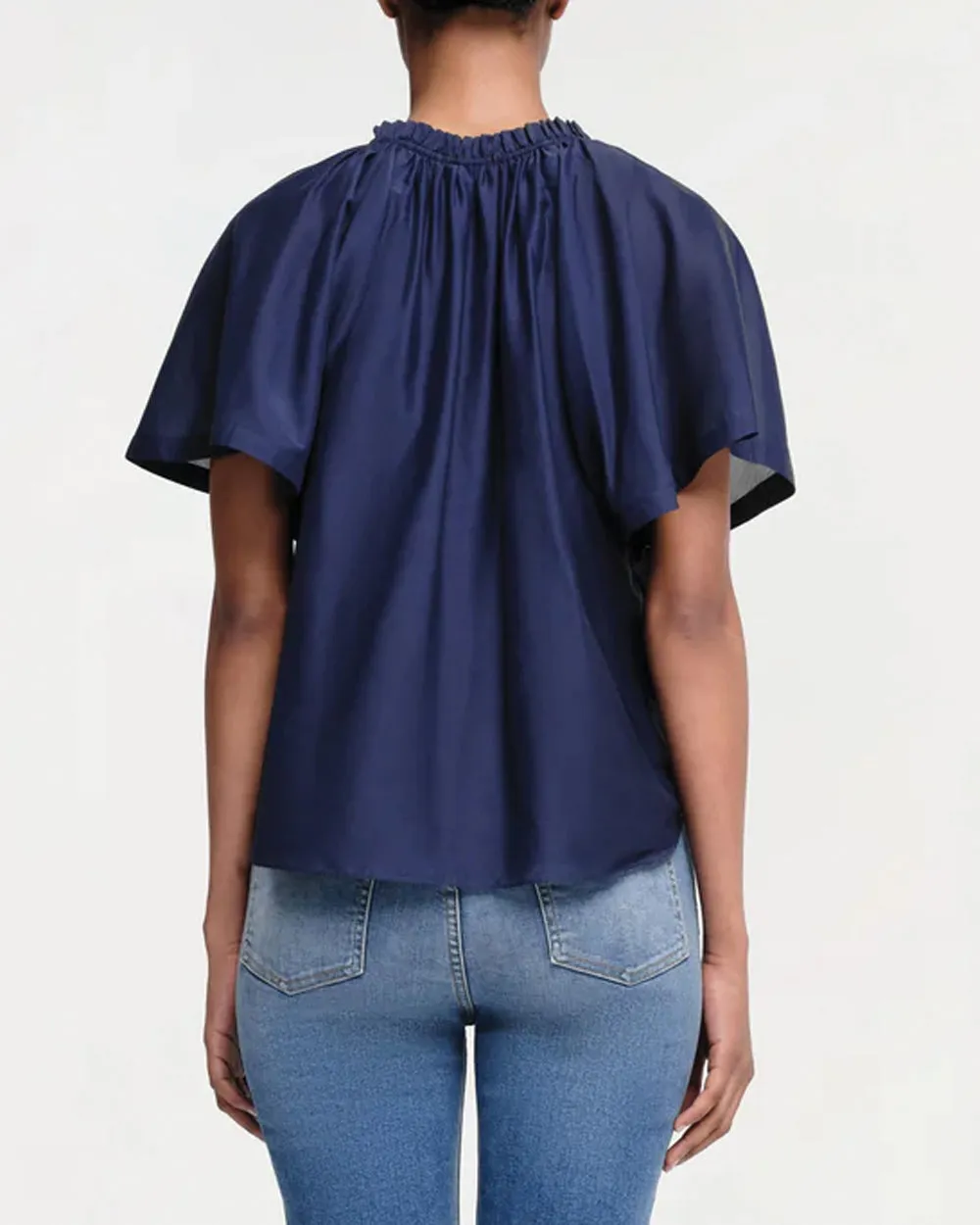 Midnight Ludovica V Neck Top