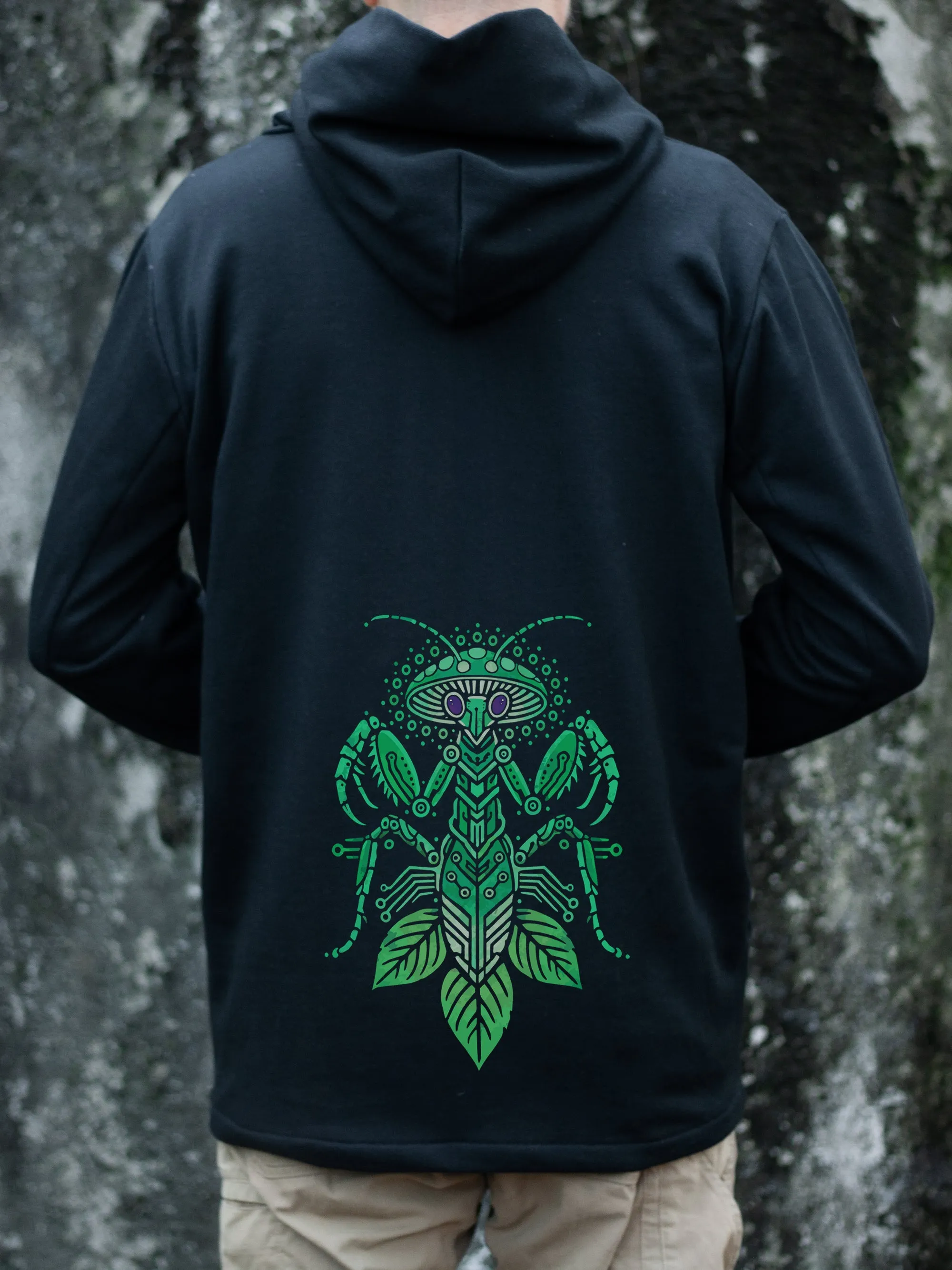 NEW Mushroom Mantis Hoodie - Green