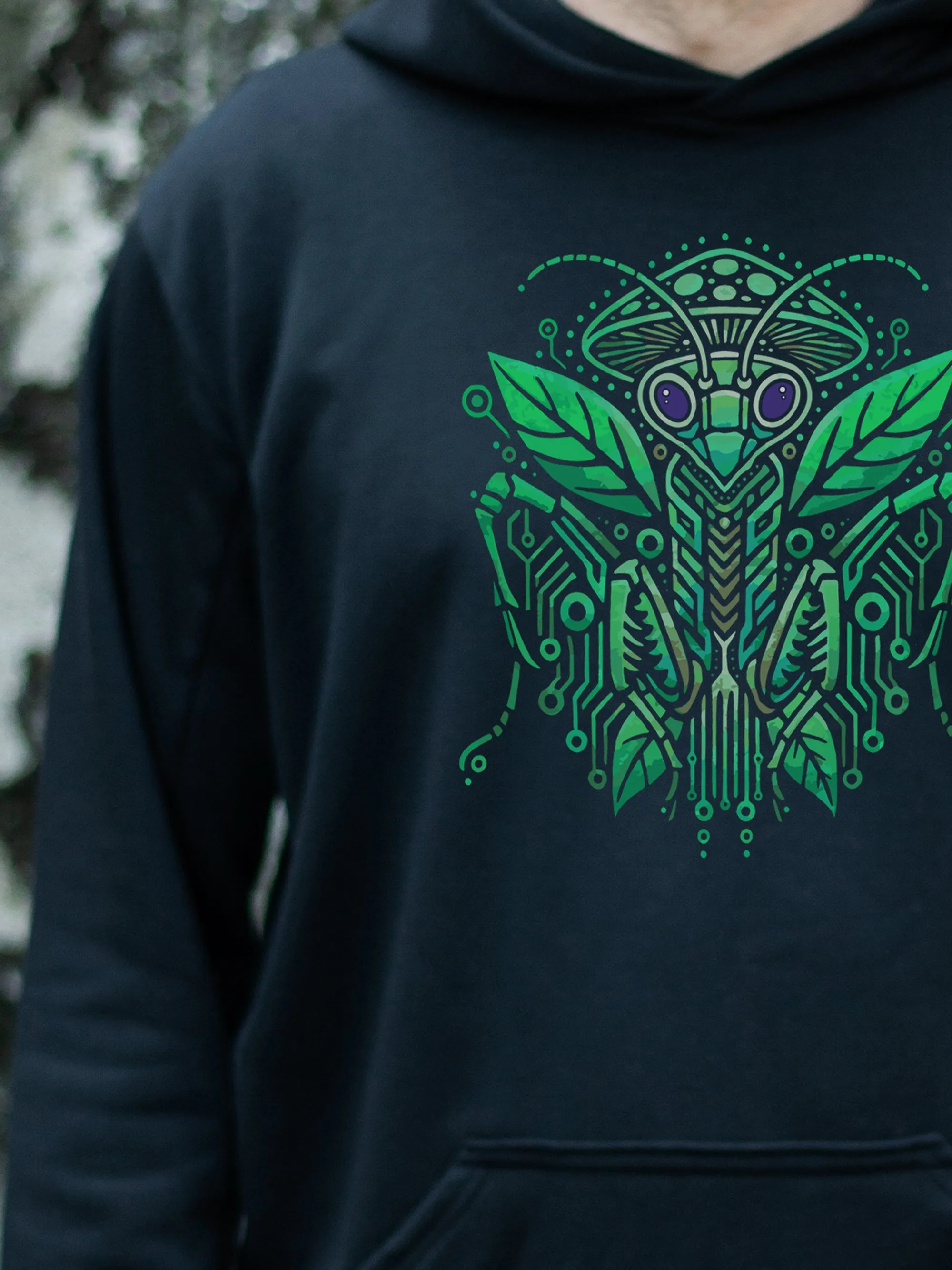 NEW Mushroom Mantis Hoodie - Green