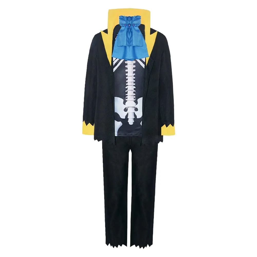 One Piece Burukku/BROOK Cosplay Costume Outfits Halloween Carnival Suit