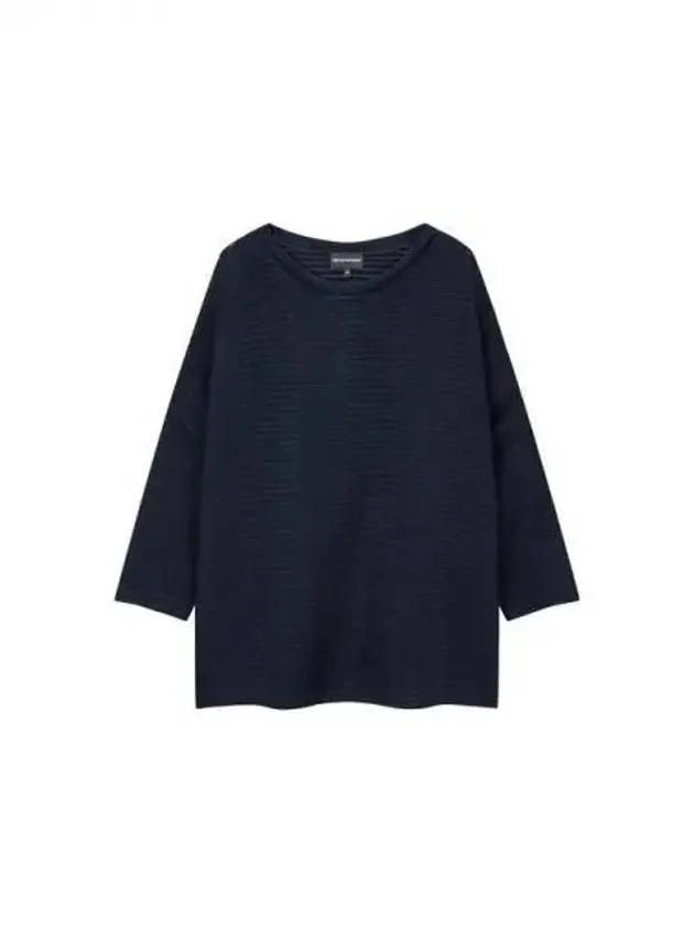 Overseas Station Season Big Chance 8 18 Women s Drop Shoulder Ribbed Top Navy 270634