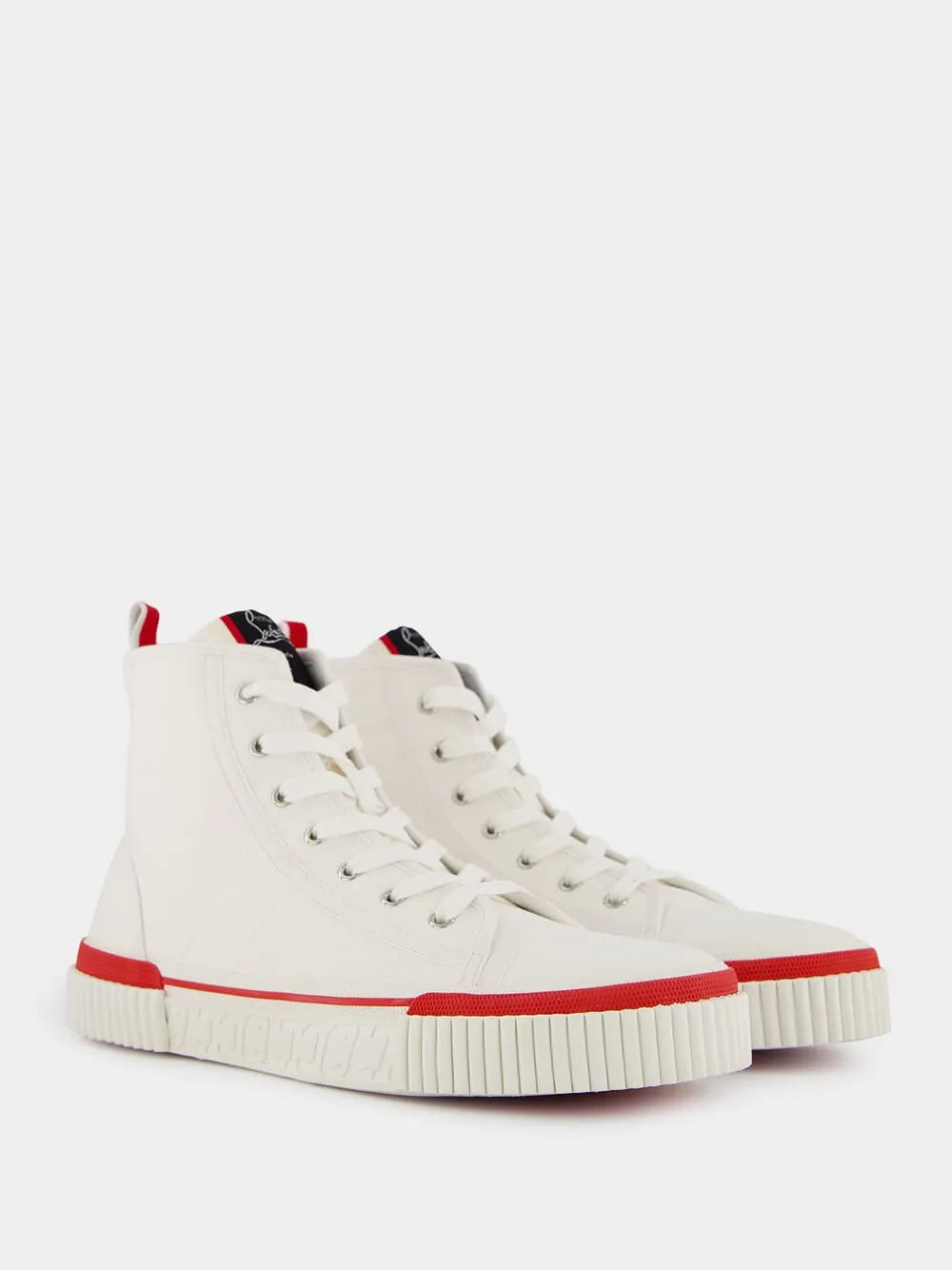 Pedro High-Top Canvas Sneakers