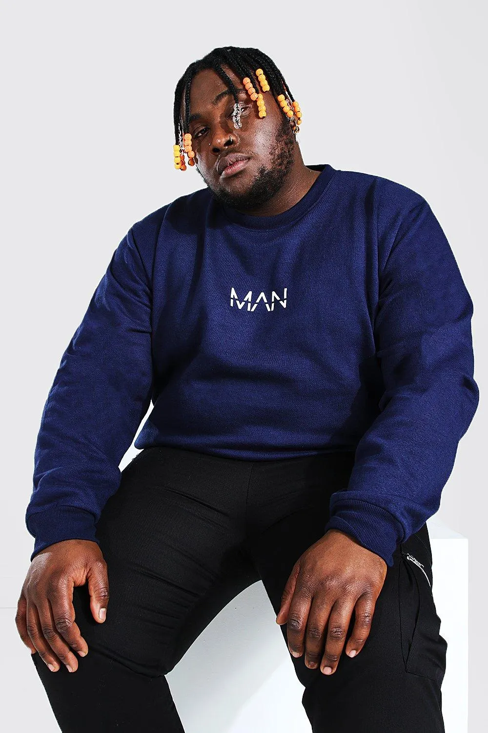 Plus Size MAN Dash Sweater