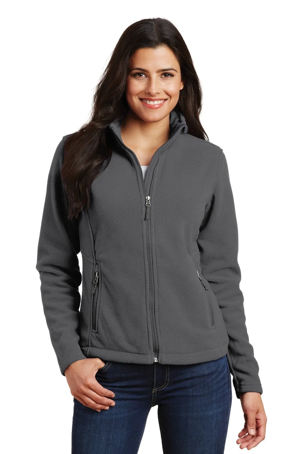 Port Authority Ladies Value Fleece Jacket L217 Iron Grey