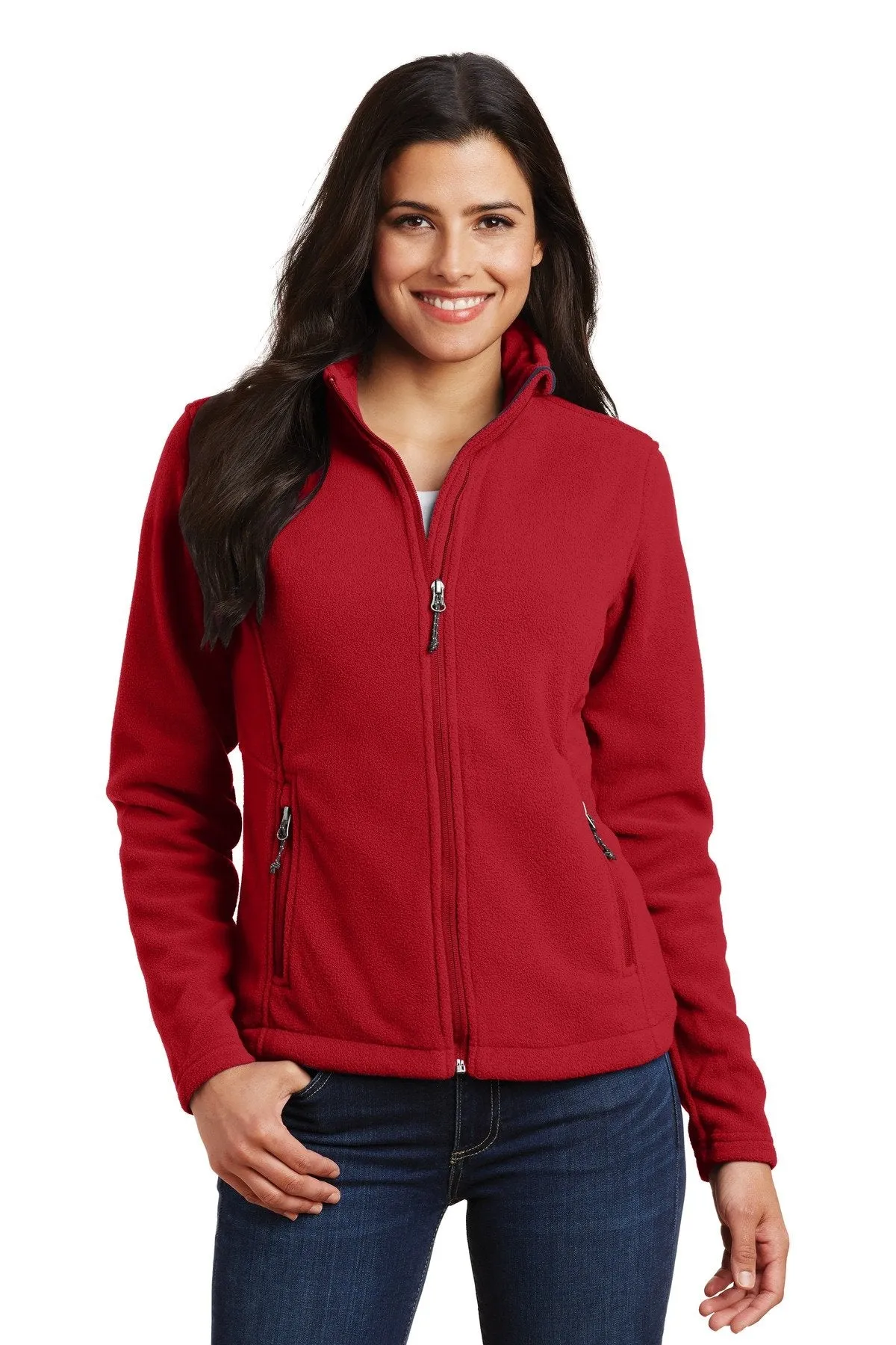 Port Authority Ladies Value Fleece Jacket L217 True Red