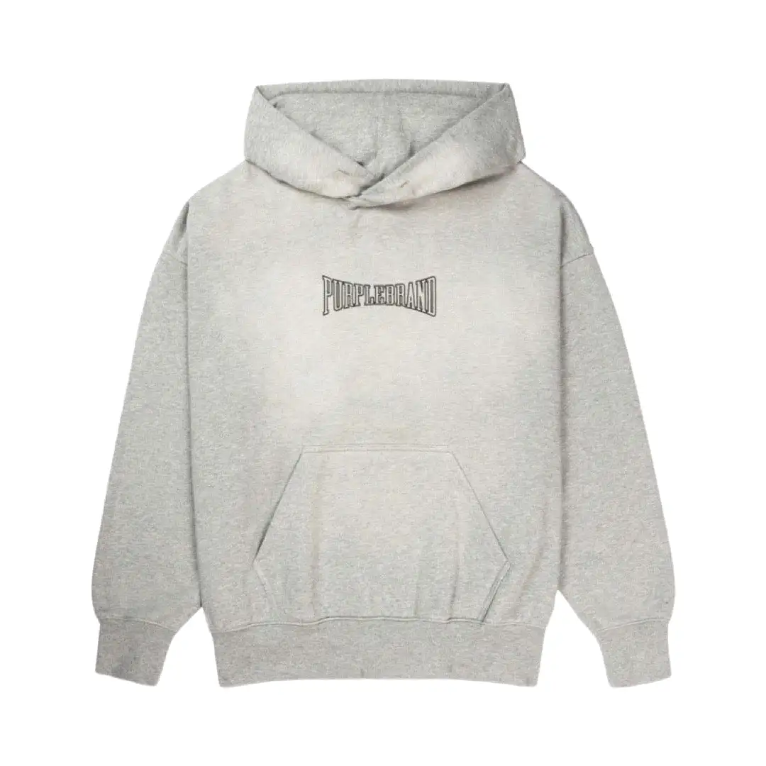 Purple Brand Zoom Grey Fleece Hoodie