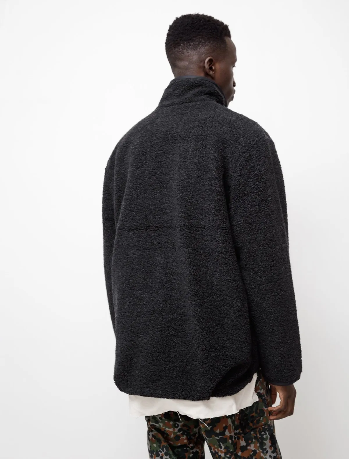 Recycled Track Fleece Jacket - Anthracite