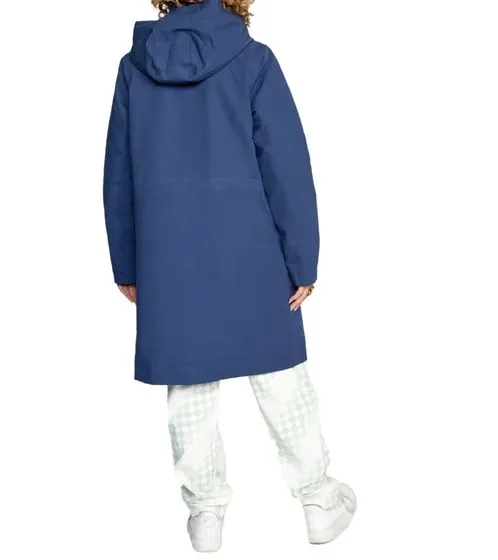 RVCA Green Valley Cappotti Giacca invernale da donna Parka in cotone impermeabile con cappuccio Z3JKRE RVF1 3592 Blu