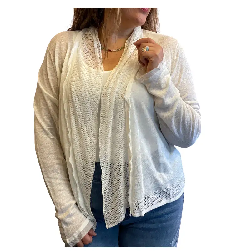 S18849 Ivory Cardigan