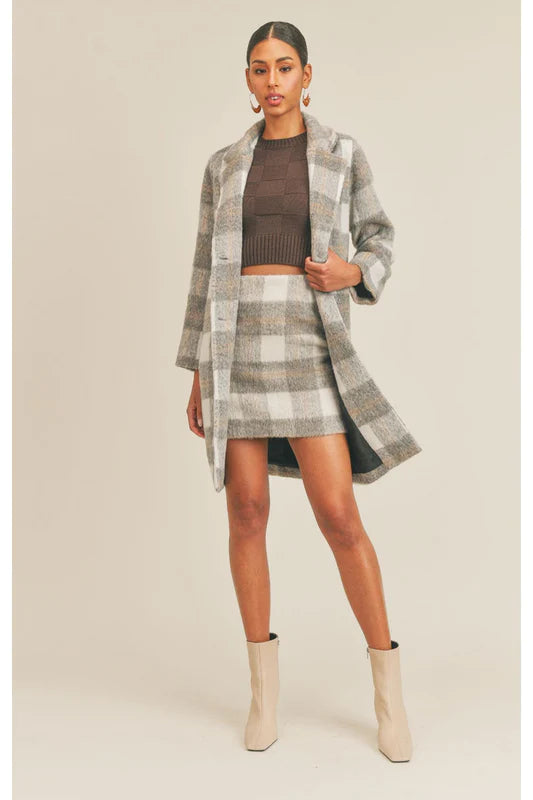 Sage the Label - Charlie Plaid Coat