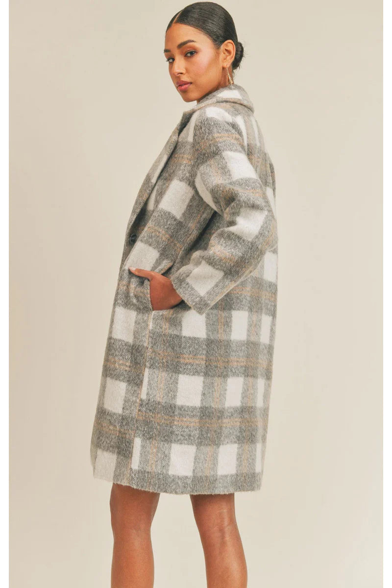 Sage the Label - Charlie Plaid Coat