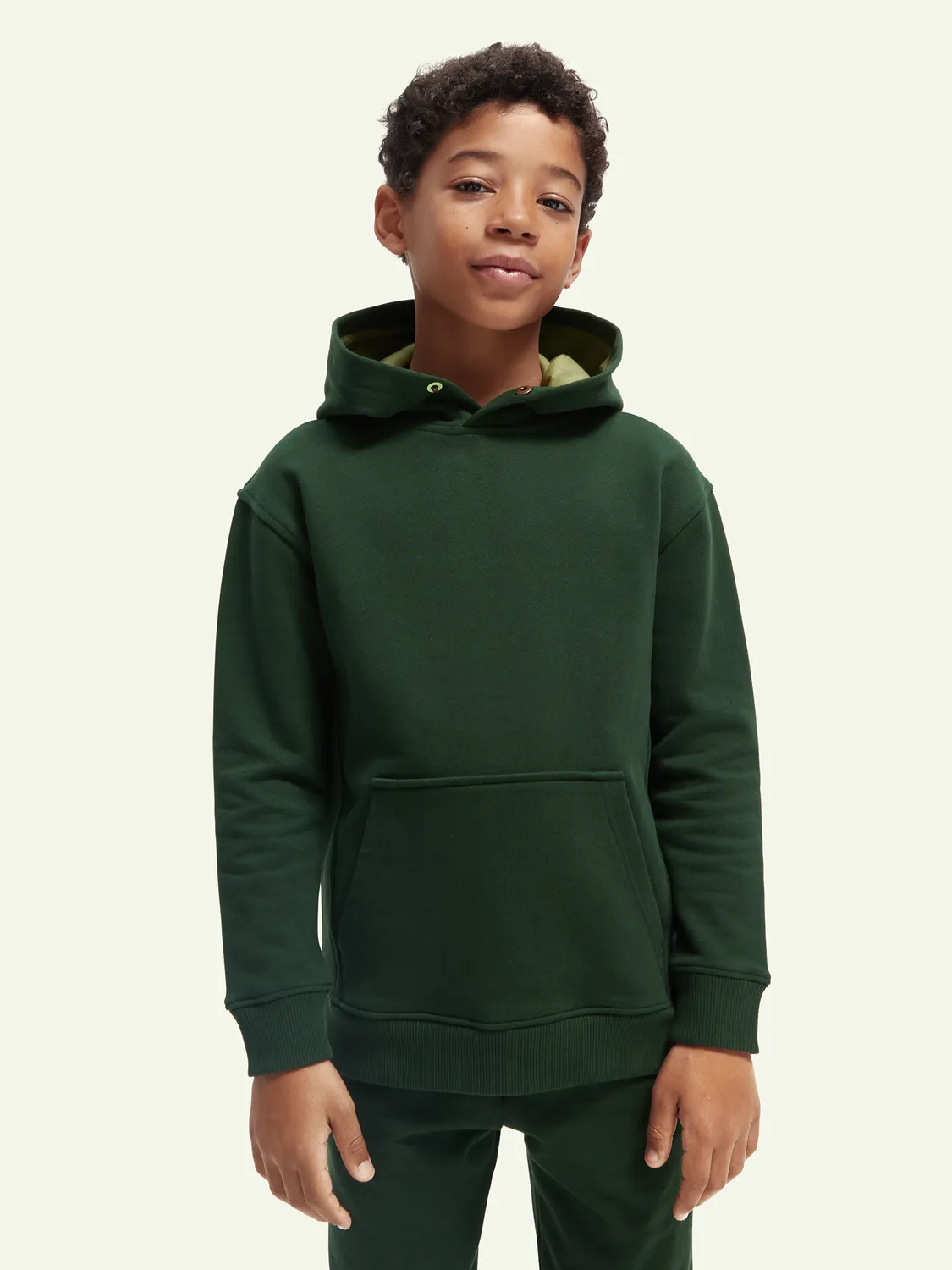 Scotch & Soda Boys Classic Hoodie _Green 167580-1214