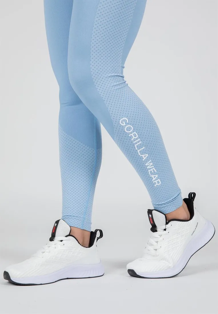 Selah Seamless Leggings - Light Blue - M/L Gorilla Wear