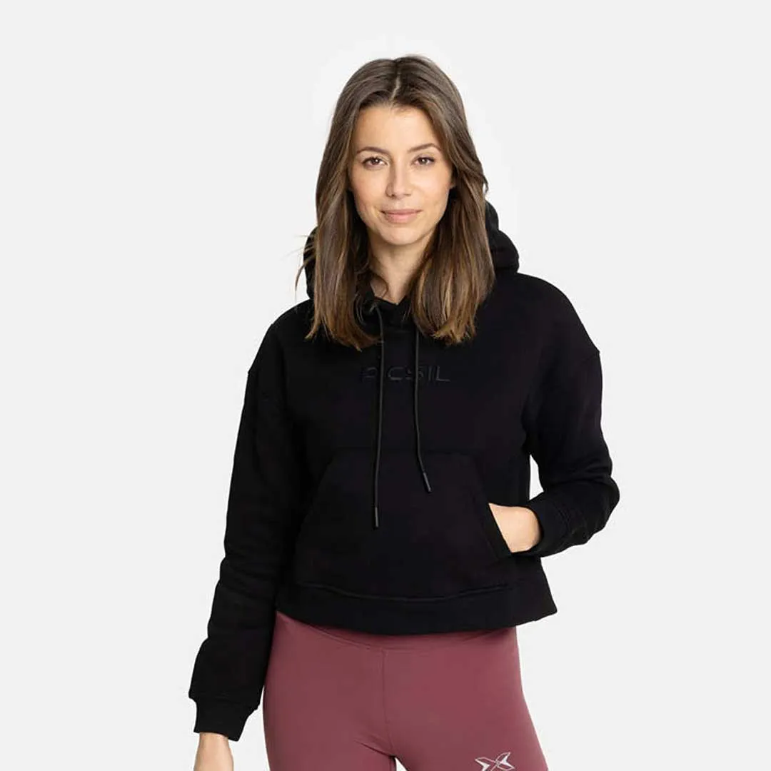 Short Hoodie Sweatshirt Woman Core