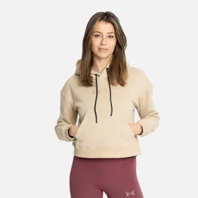 Short Hoodie Sweatshirt Woman Core