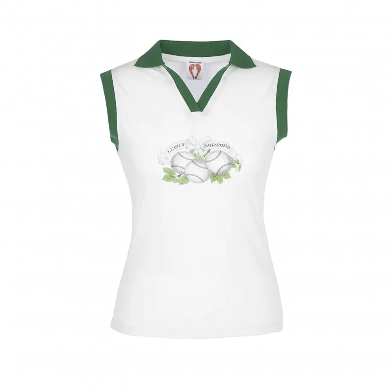 Shrimps Cal V-Neck Top (Multi/White/Green)