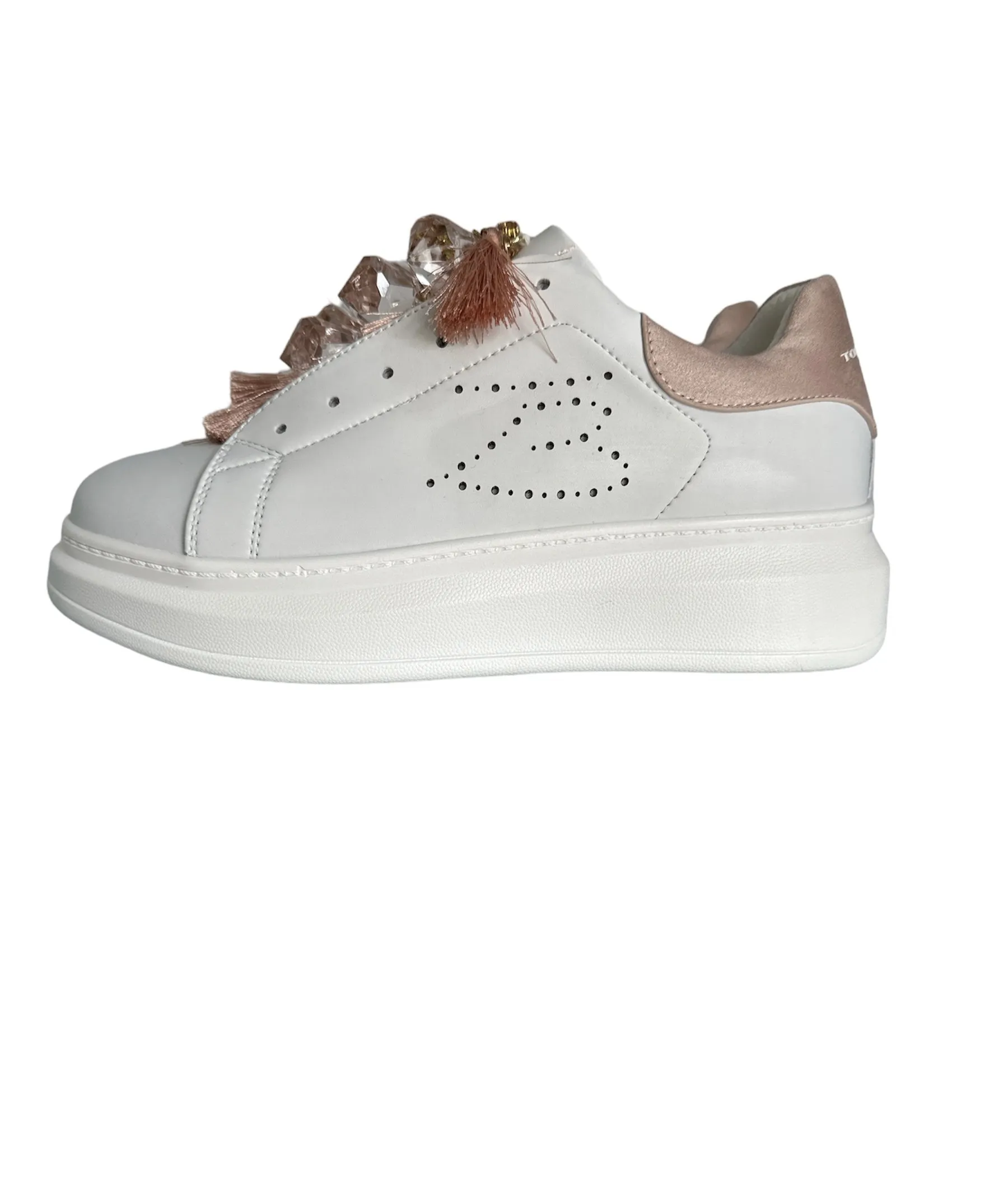 SNEAKER TOSCABLU BIANCO/CIPRIA