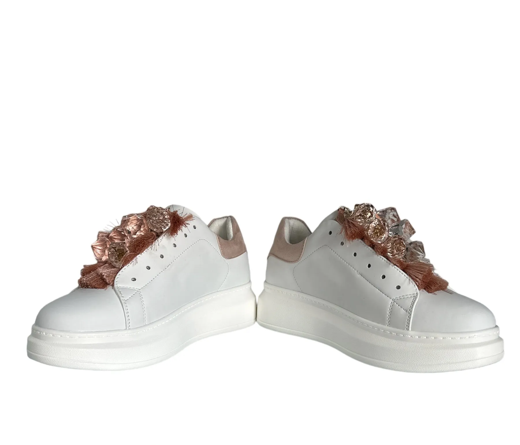 SNEAKER TOSCABLU BIANCO/CIPRIA