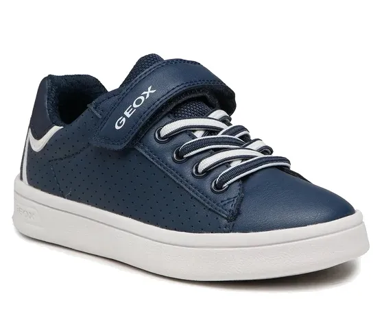 SNEAKERS GEOX BAMBINO DJROCK  NAVY/WHITE J355VA 054FU C4211 TG:28-35