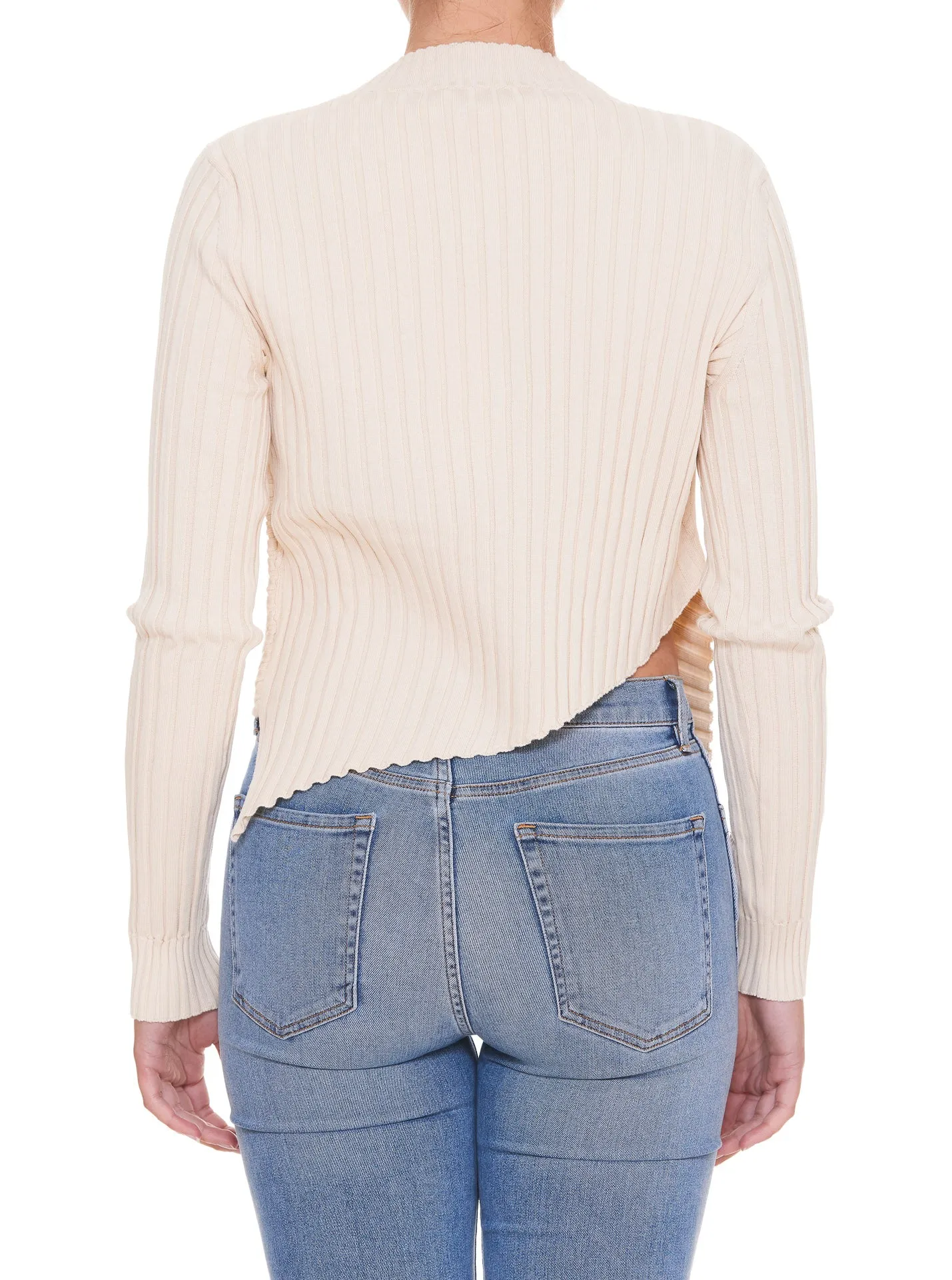 Stella McCartney Asymmetrical Ribbed Sweater