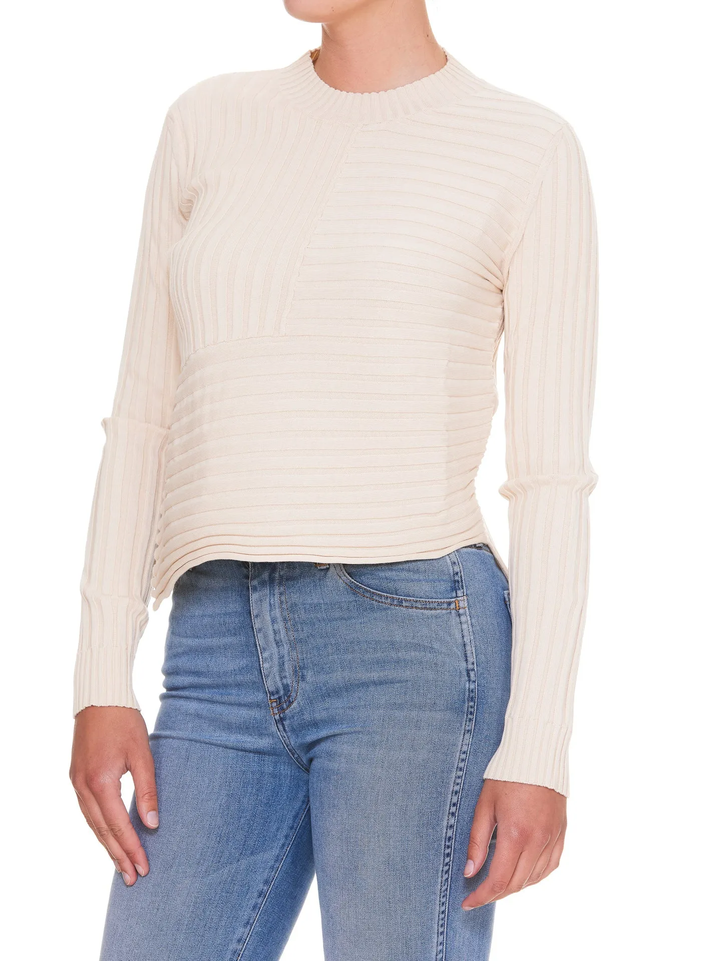 Stella McCartney Asymmetrical Ribbed Sweater