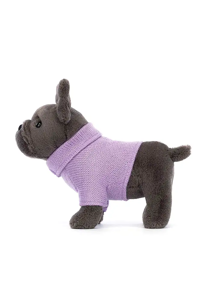 Sweater French Bulldog Purple