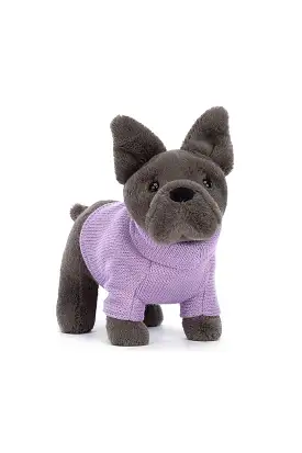 Sweater French Bulldog Purple