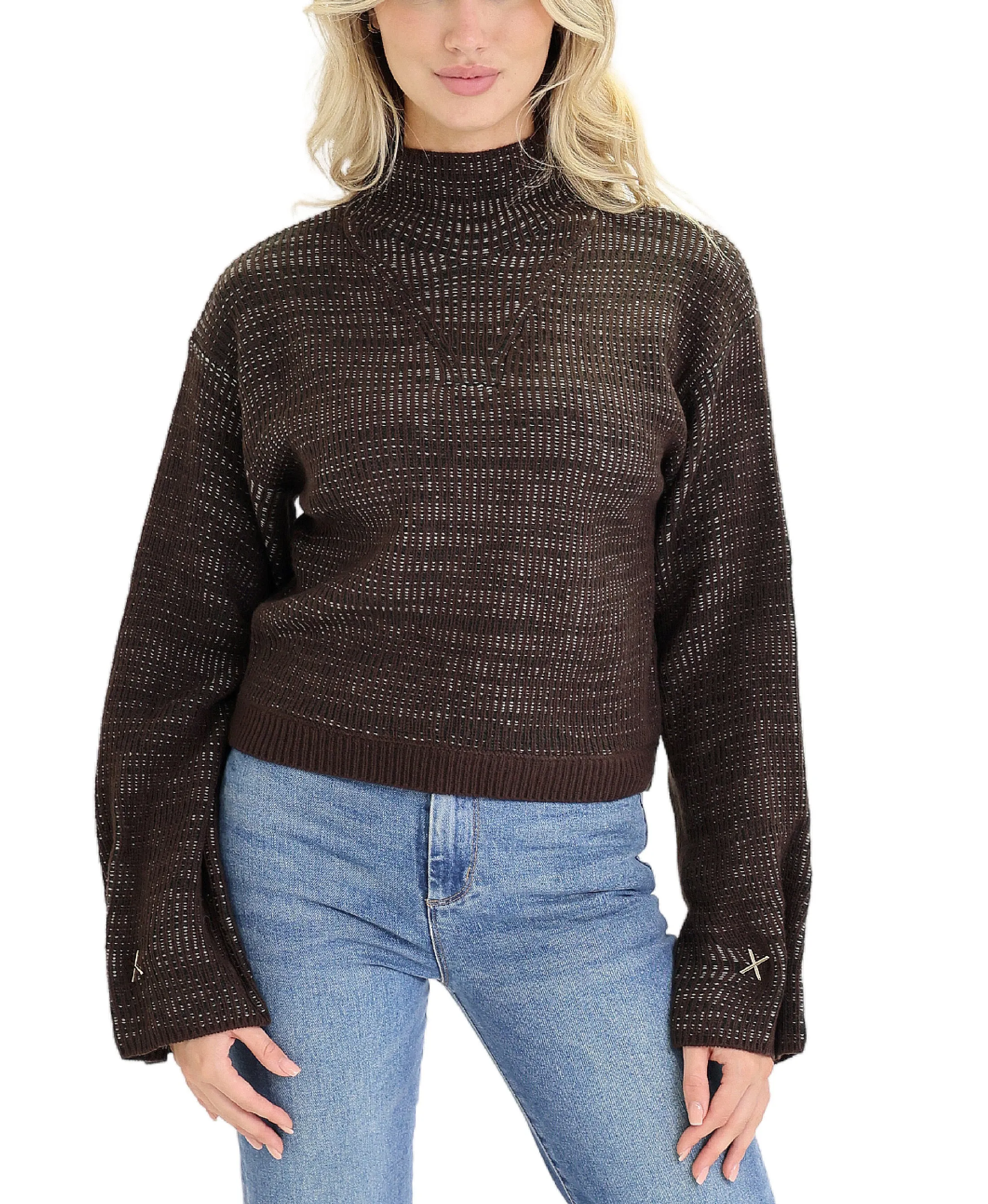 Sweater w/ Metal Detail