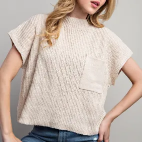 Sweet Bree Knit Sweater Beige