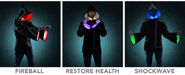 Technomancer Digital LED Wizard Hoodie