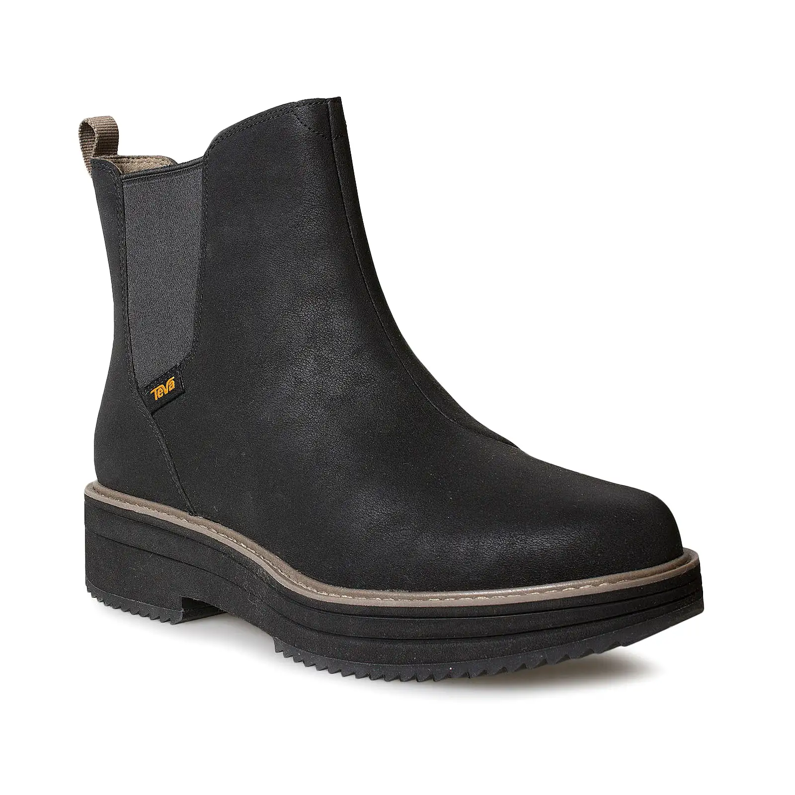 Teva Midform Chelsea Black Boots - Women's