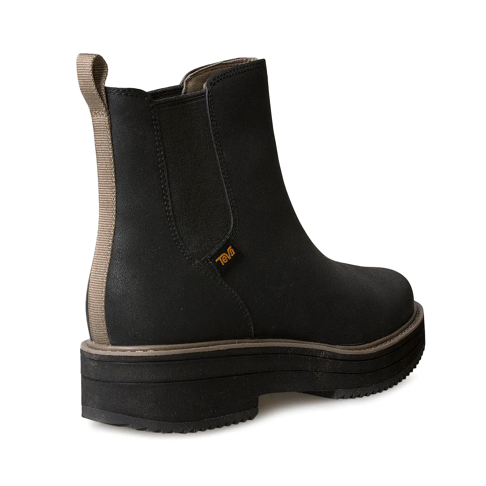 Teva Midform Chelsea Black Boots - Women's