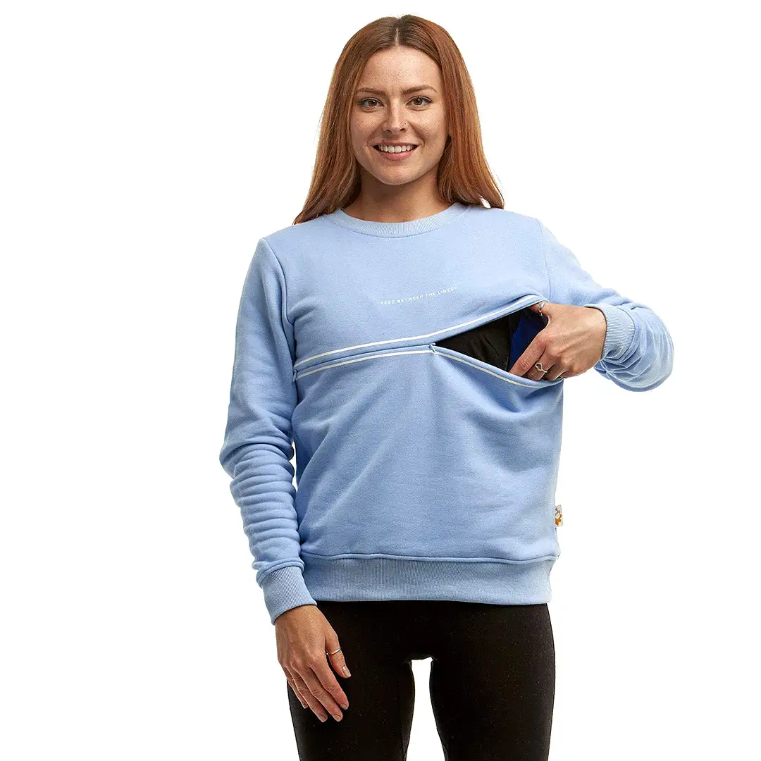 The ‘FEED BETWEEN THE LINES’ Nursing Sweatshirt