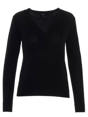 Theory V-Neck Knit Sweater