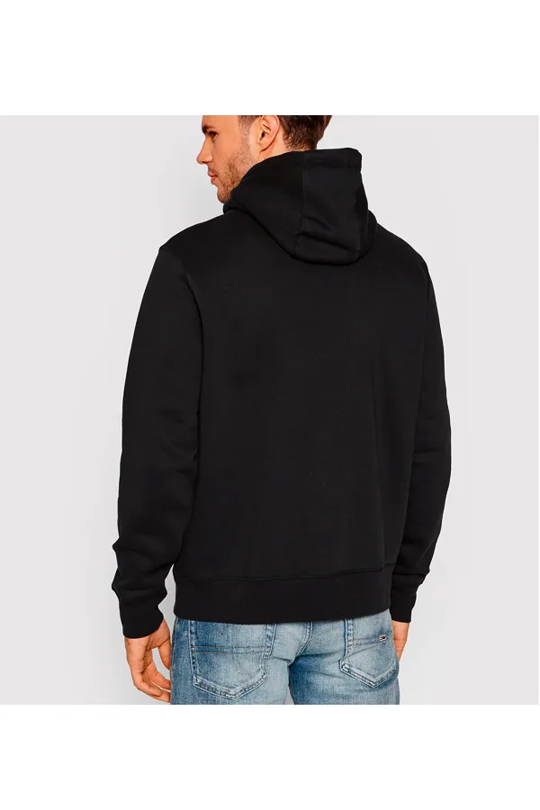 Tommy Hilfiger Logo Hoodie Black