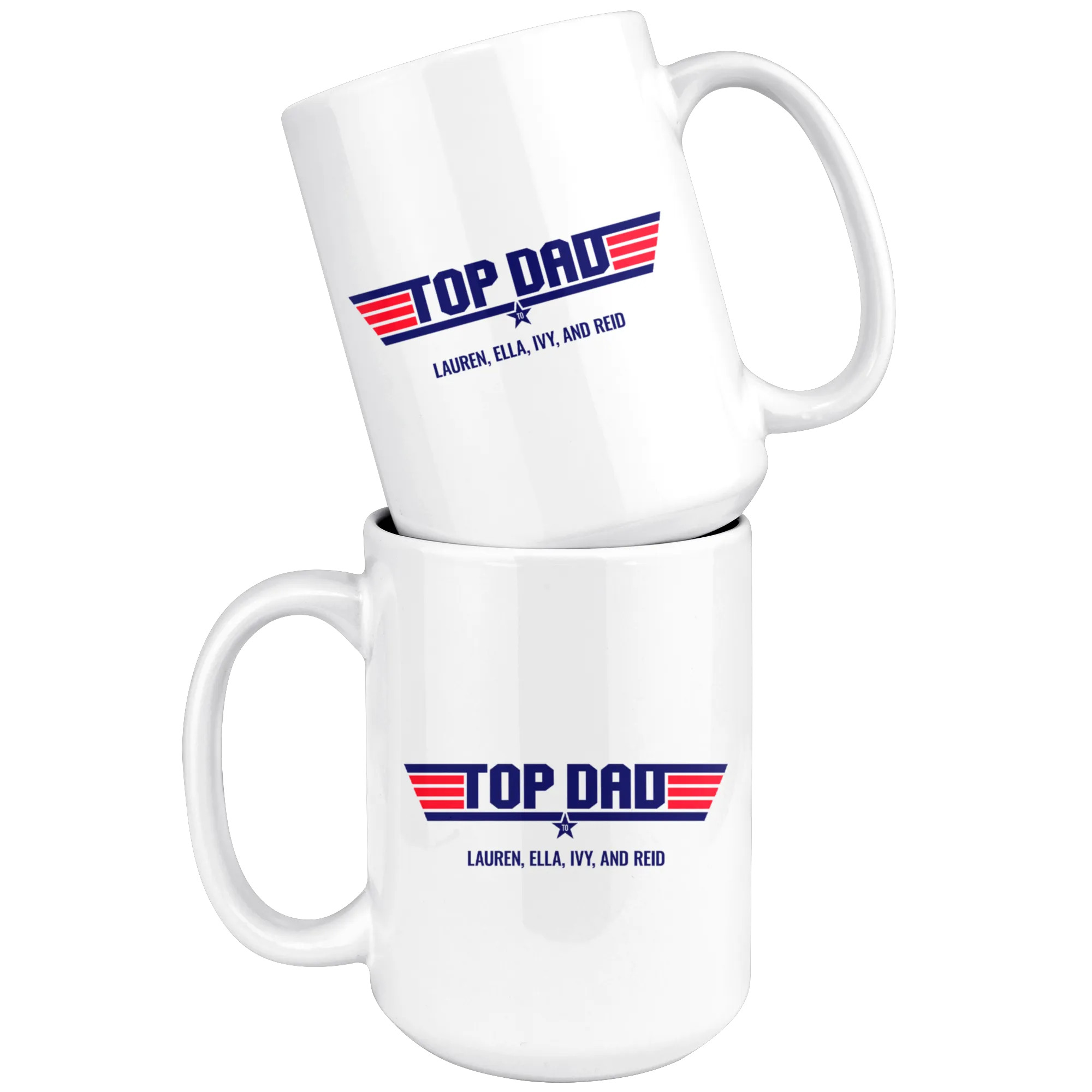 Top Dad Mug Lauren Ella Ivy Reid