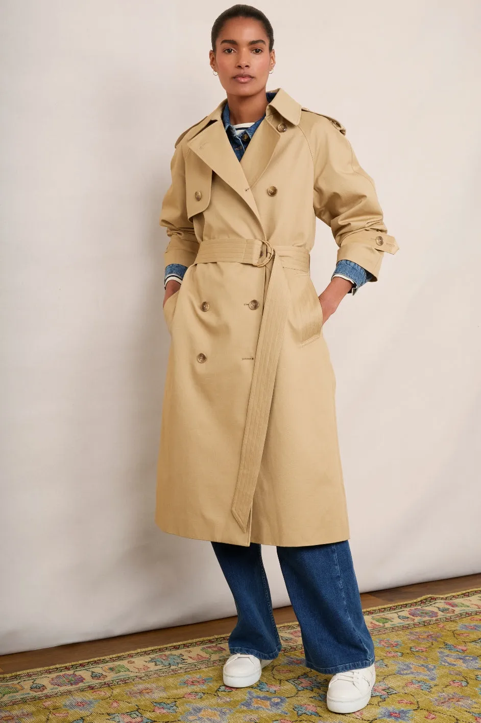 Trinny Trench Coat - Beige