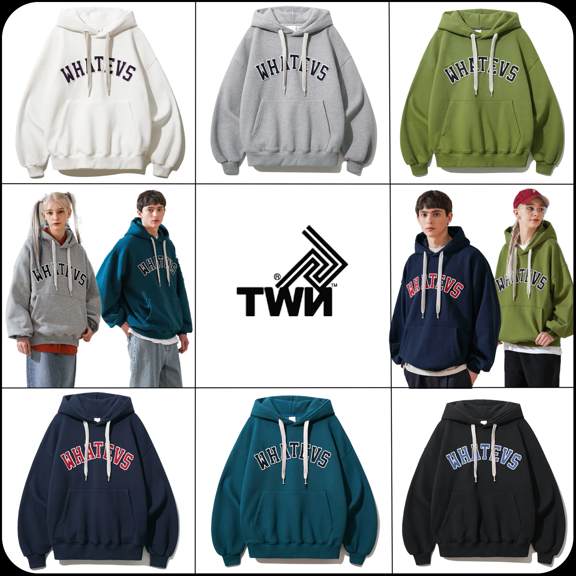 TWN  |[TWN]★WHATEVS HOODIE