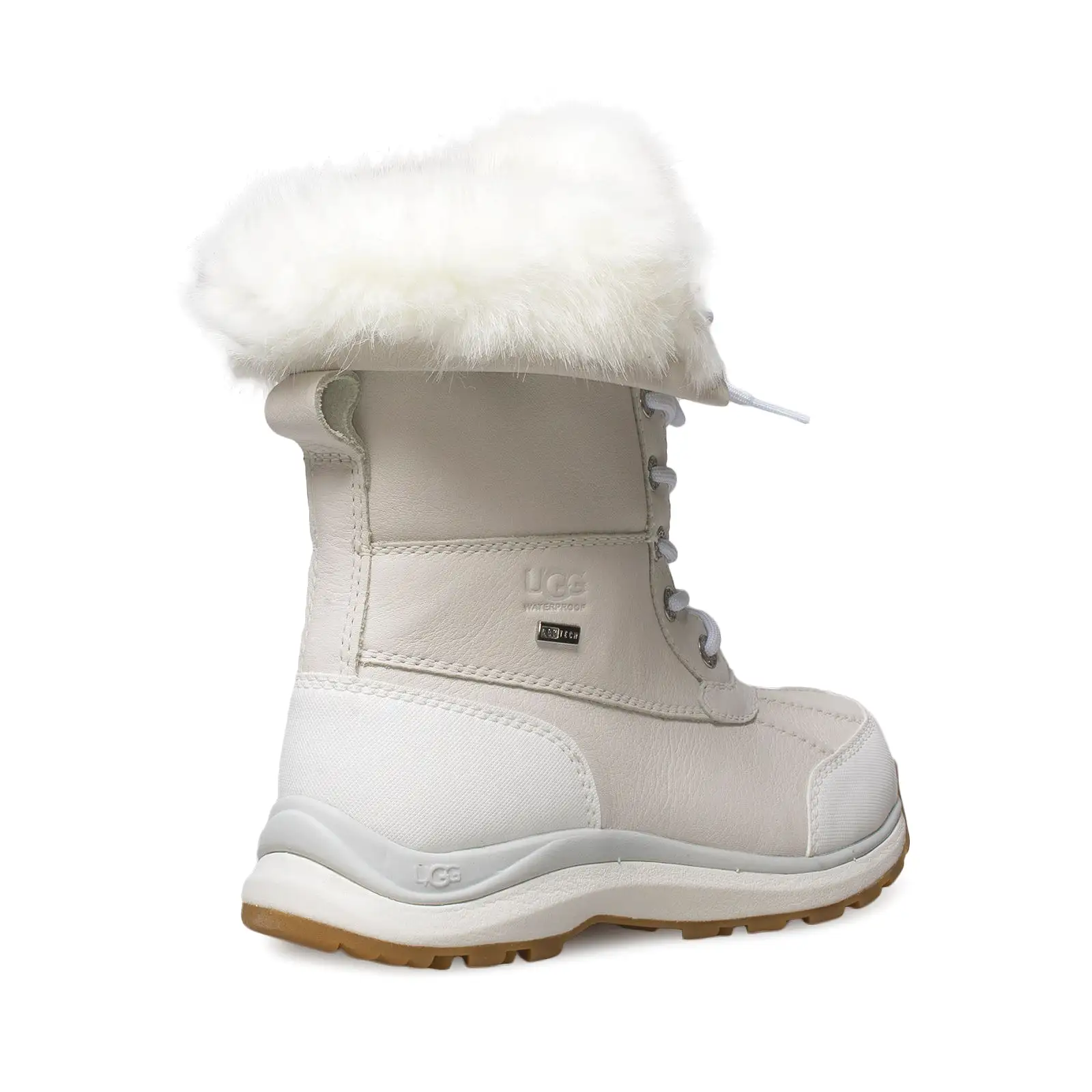 UGG Adirondack III Fluff White Boots - Women's