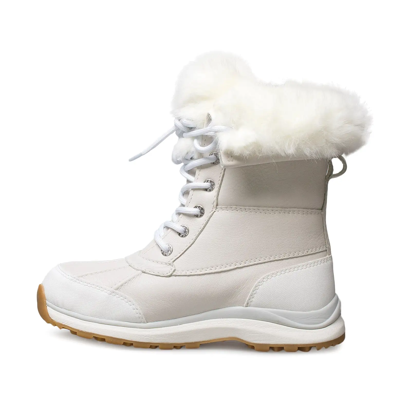 UGG Adirondack III Fluff White Boots - Women's