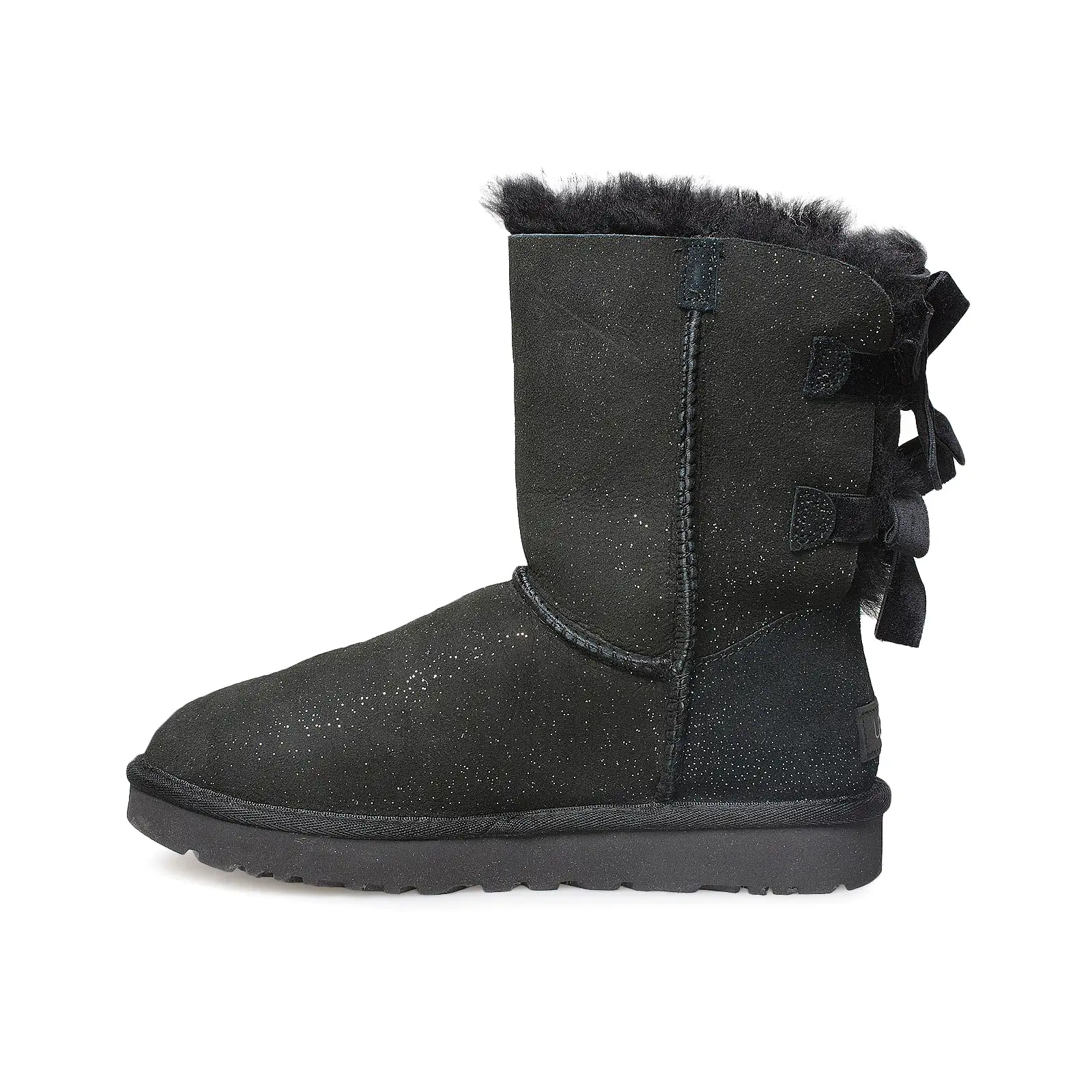 UGG Bailey Bow II Twinkle Black Boots - Women's