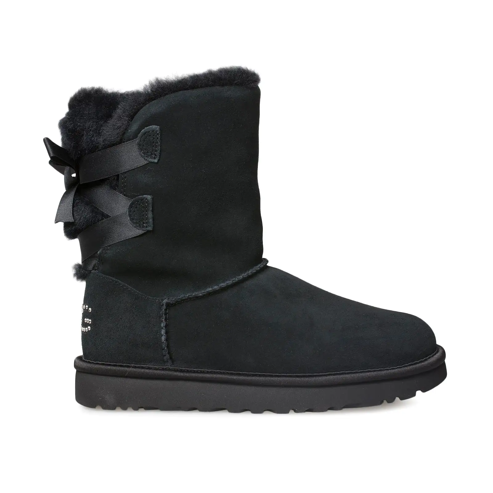 UGG Classic Bling Short Black Boots - Women's