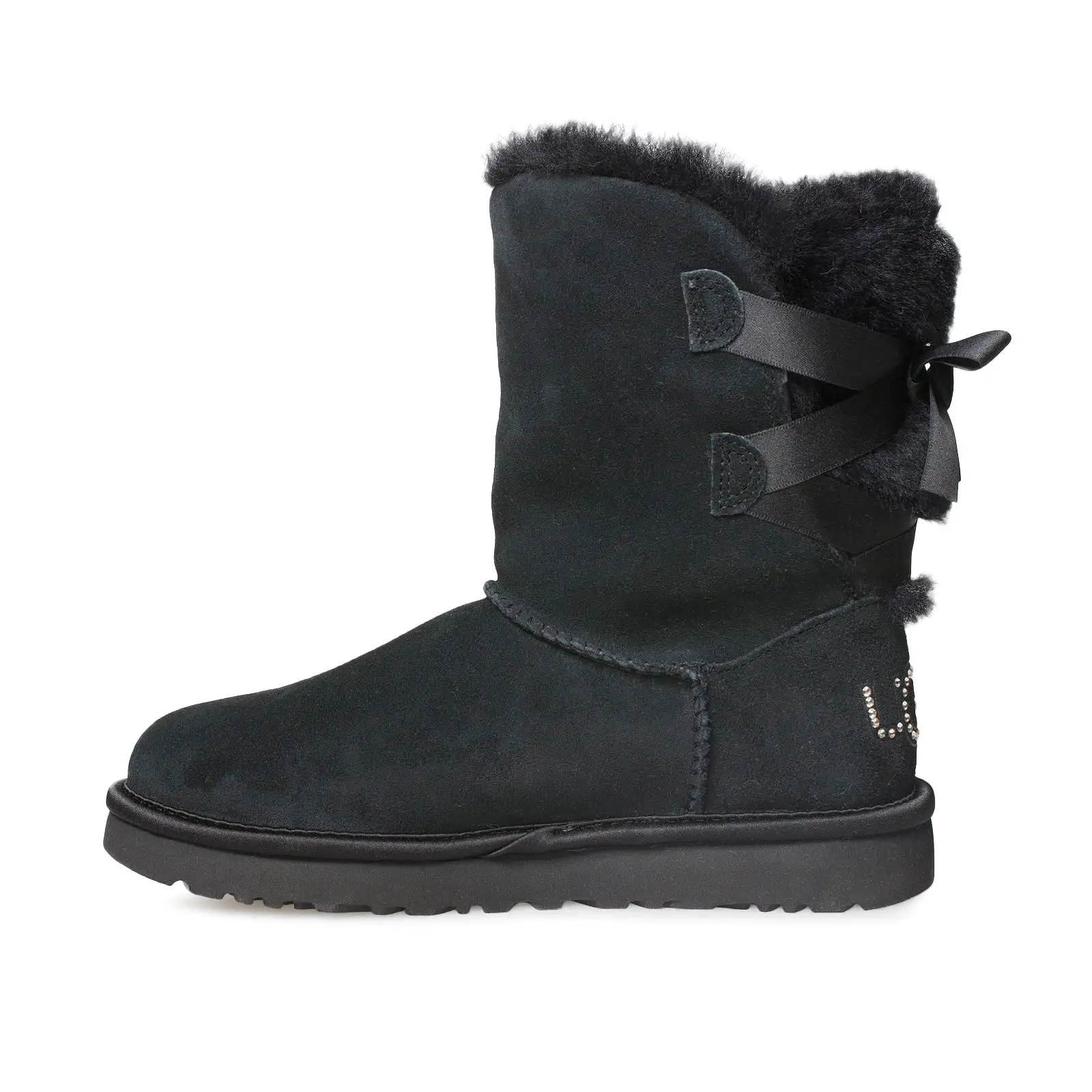 UGG Classic Bling Short Black Boots - Women's