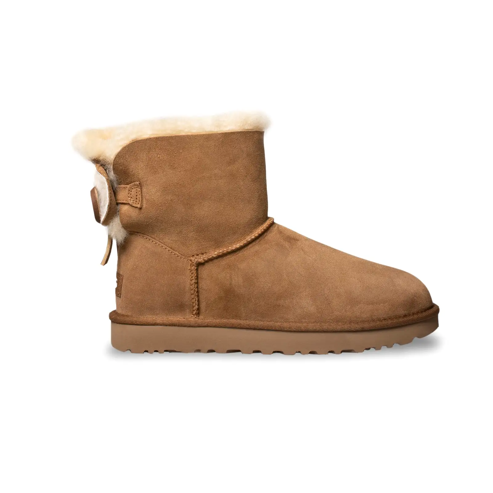 UGG Classic Double Bow Mini Chestnut Boots - Women's